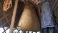 Big Leather Bottle Filled With Horse Milk for Making Kumis